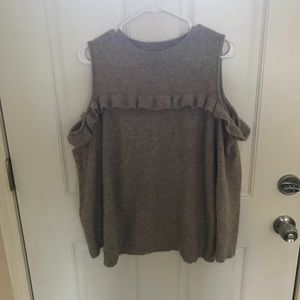 Loft cold shoulder sweater